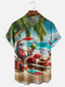 Men's Christmas Funny Graphic Short Sleeve Hawaiian Shirt
